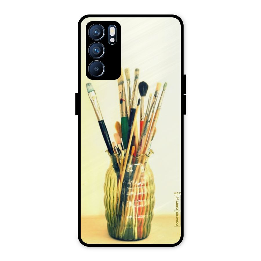 Paint Vass Metal Back Case for Oppo Reno6 5G