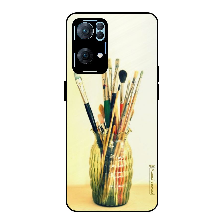 Paint Vass Metal Back Case for Oppo Reno7 Pro 5G