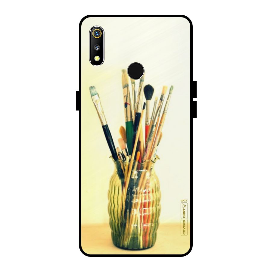 Paint Vass Metal Back Case for Realme 3i