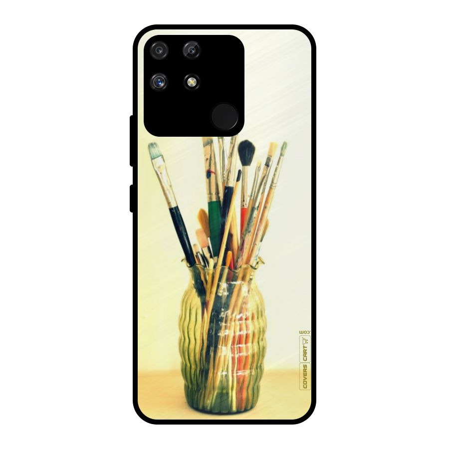 Paint Vass Metal Back Case for Realme Narzo 50A