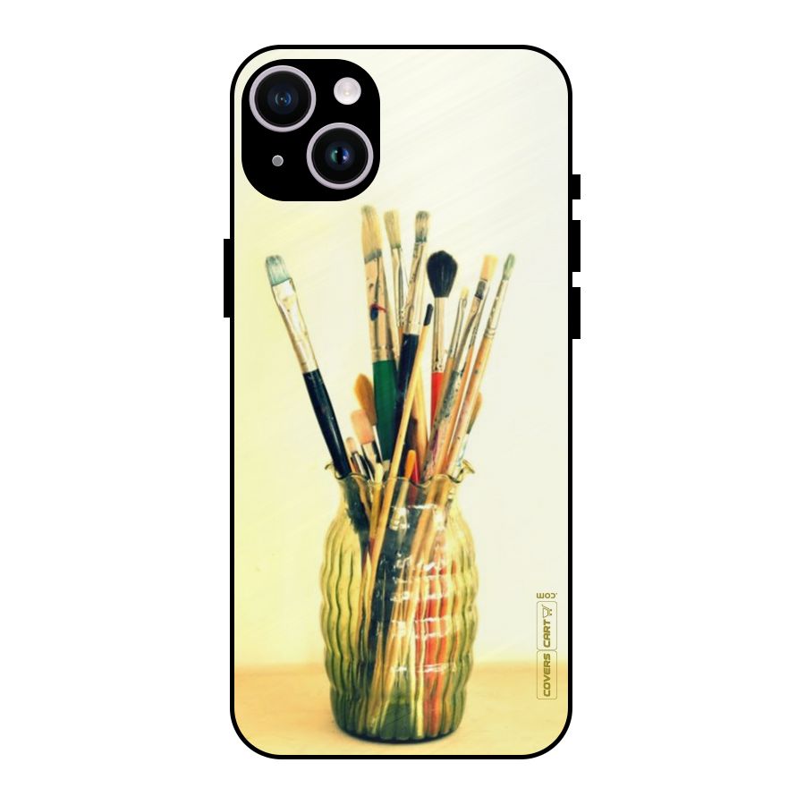 Paint Vass Metal Back Case for iPhone 14 Plus