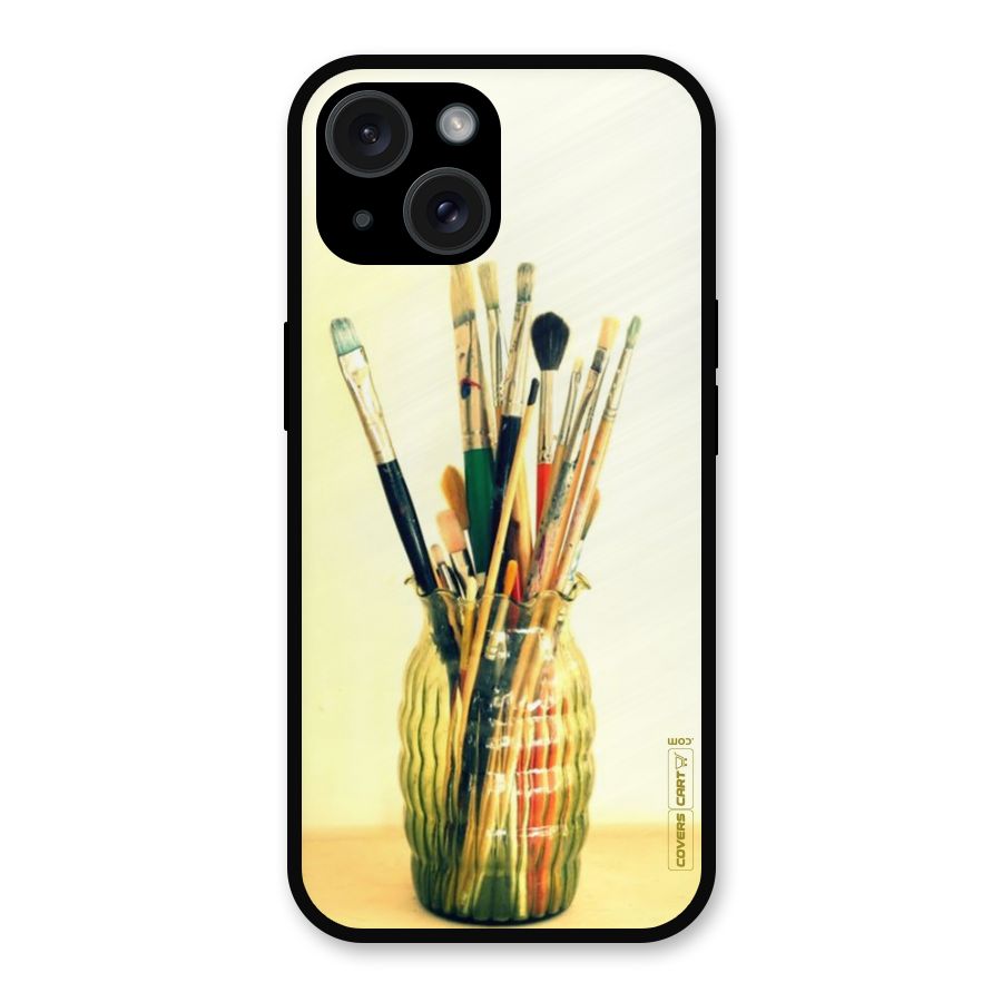 Paint Vass Metal Back Case for iPhone 15
