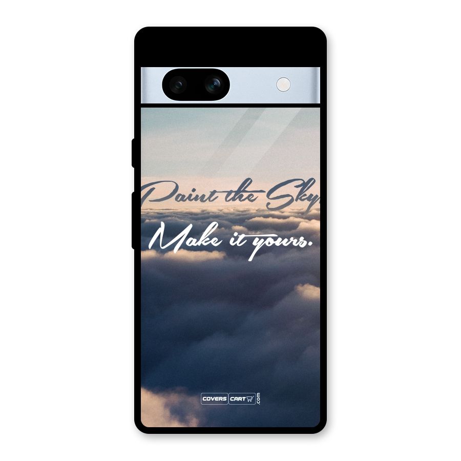 Paint the Sky Glass Back Case for Google Pixel 7a