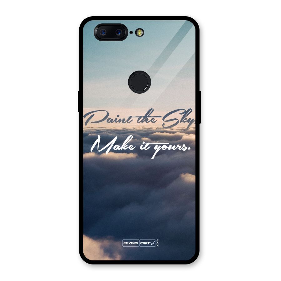 Paint the Sky Glass Back Case for OnePlus 5T