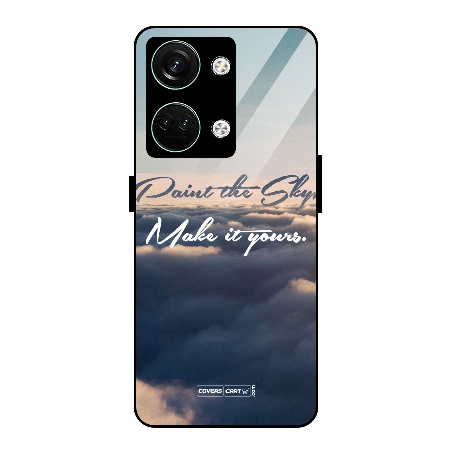 Paint the Sky Glass Back Case for Oneplus Nord 3