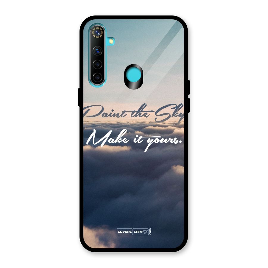 Paint the Sky Glass Back Case for Realme 5i