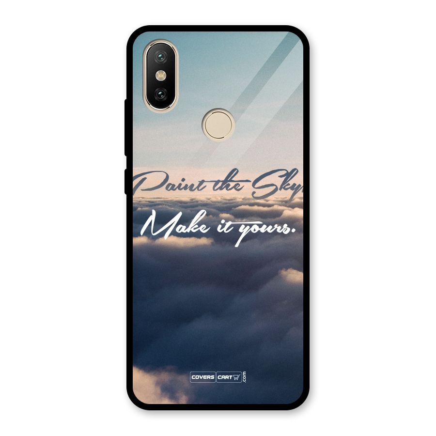 Paint the Sky Glass Back Case for Redmi A2
