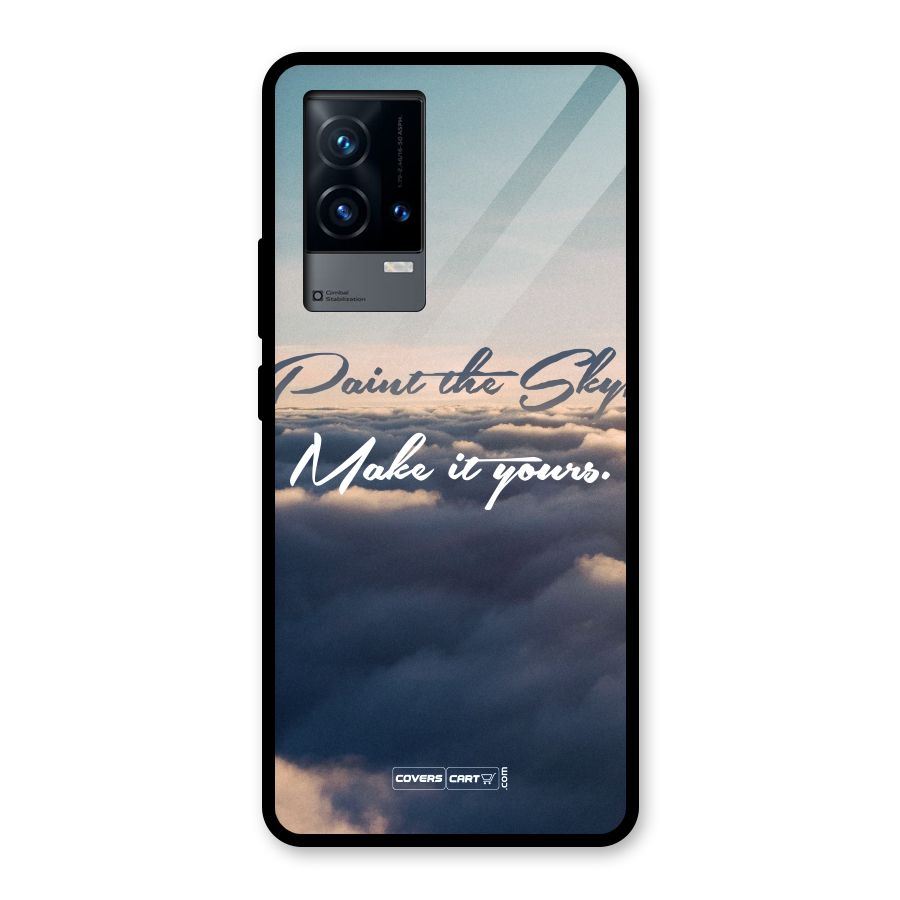 Paint the Sky Glass Back Case for iQOO 9 5G