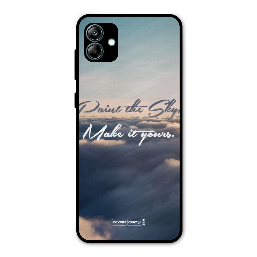 Paint the Sky Metal Back Case for Galaxy A04