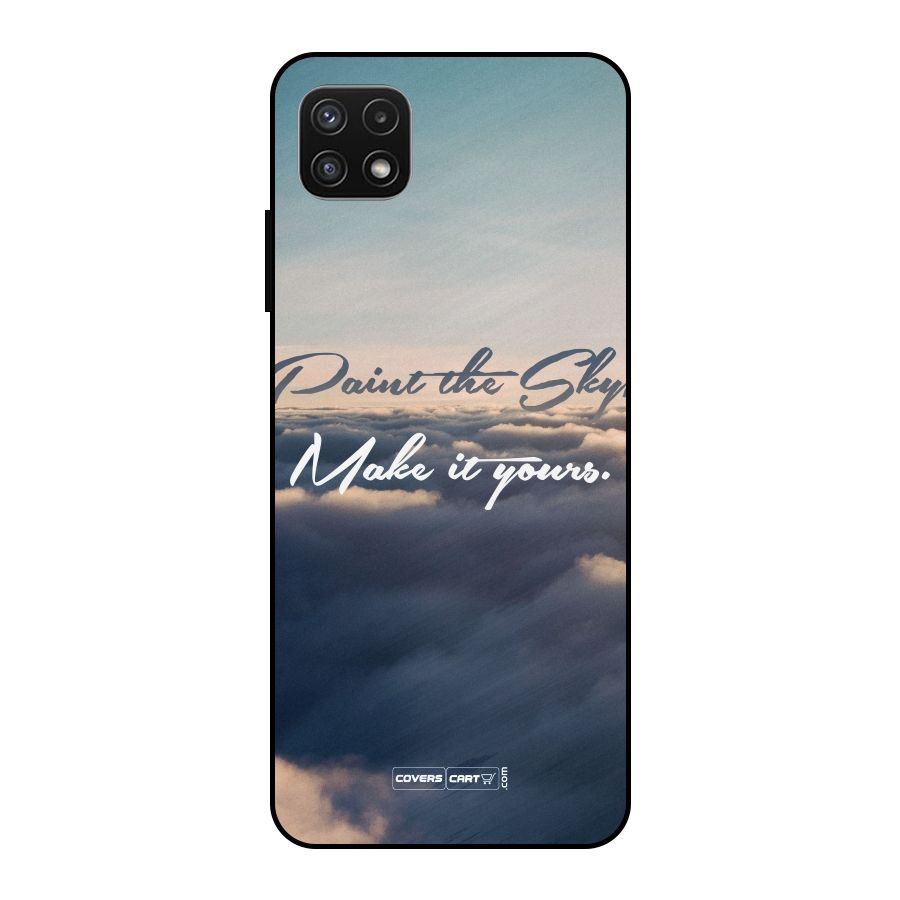 Paint the Sky Metal Back Case for Galaxy A22 5G