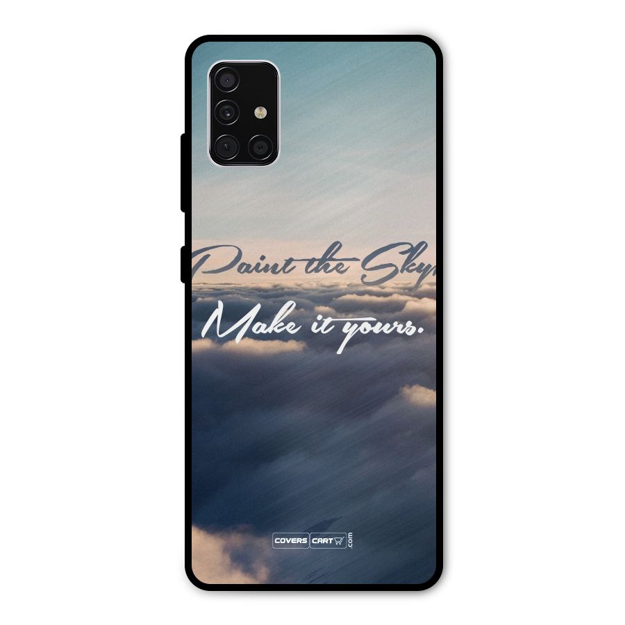 Paint the Sky Metal Back Case for Galaxy A51