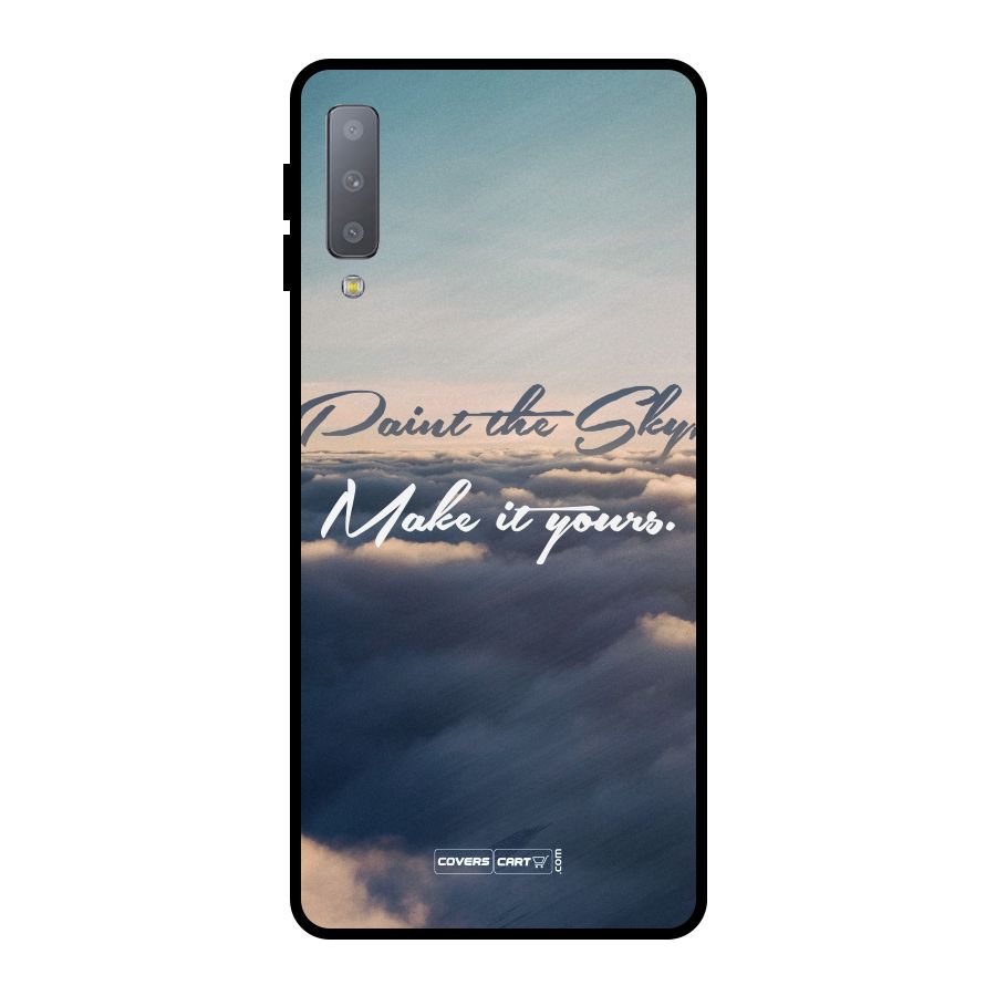 Paint the Sky Metal Back Case for Galaxy A7 (2018)