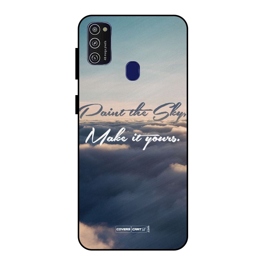 Paint the Sky Metal Back Case for Galaxy M30s