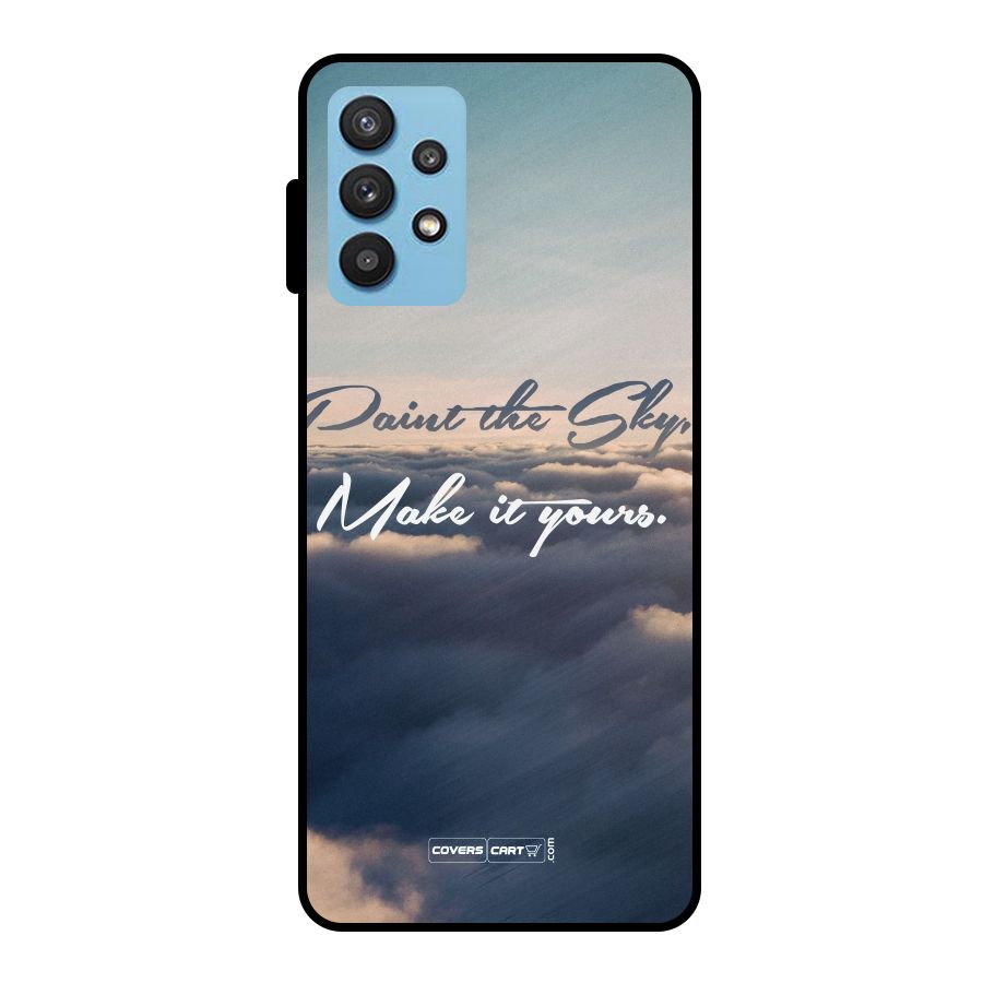 Paint the Sky Metal Back Case for Galaxy M32 5G