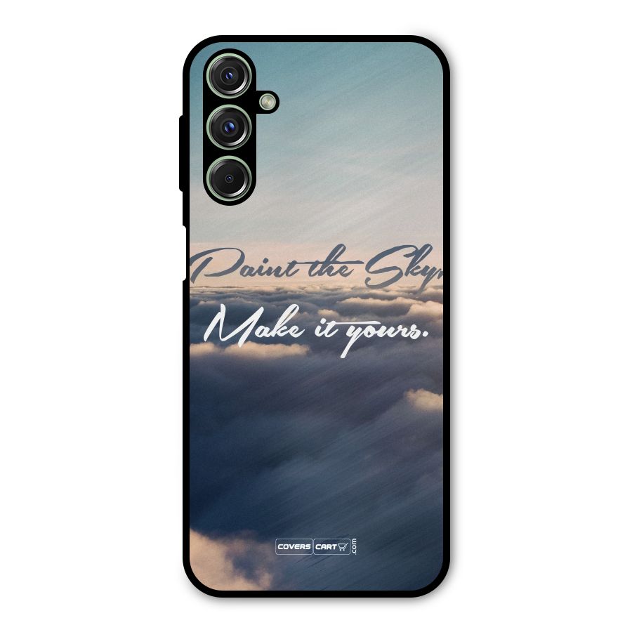 Paint the Sky Metal Back Case for Galaxy M34