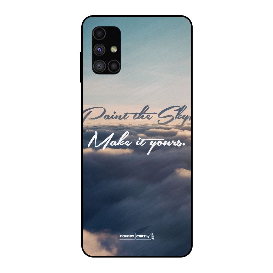 Paint the Sky Metal Back Case for Galaxy M51
