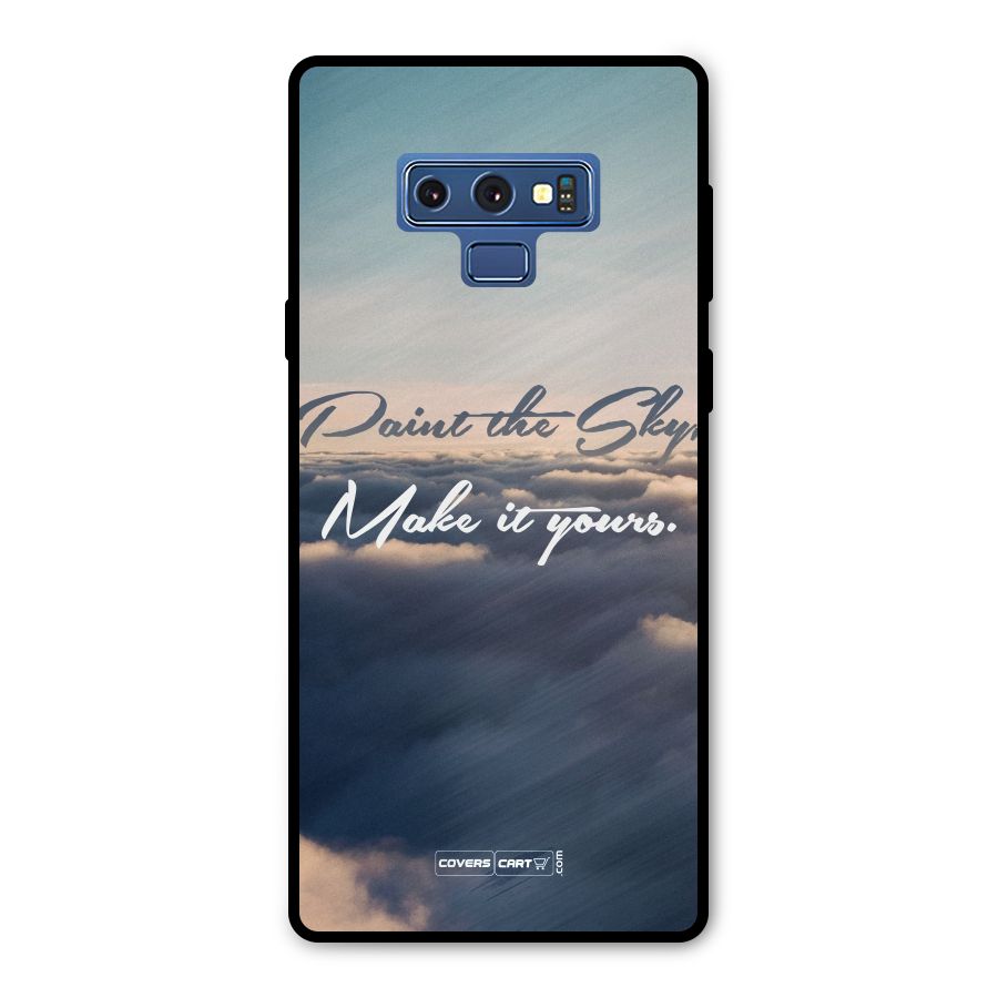 Paint the Sky Metal Back Case for Galaxy Note 9