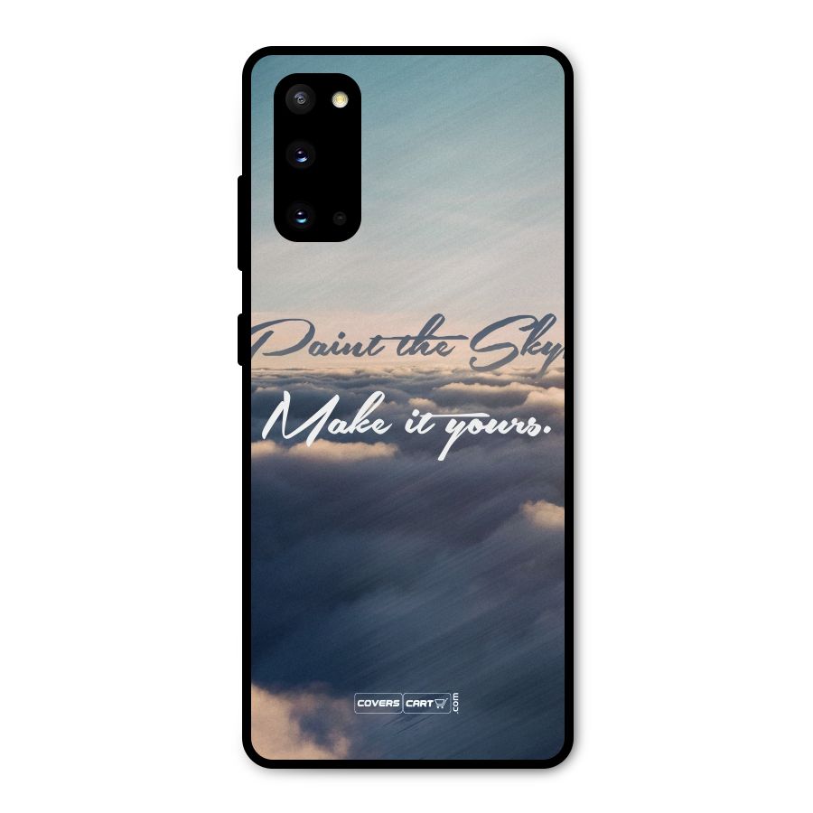 Paint the Sky Metal Back Case for Galaxy S20