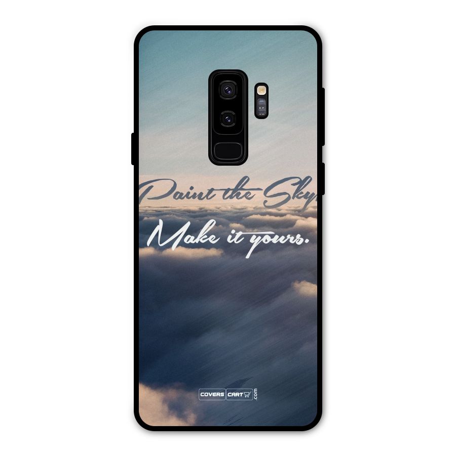 Paint the Sky Metal Back Case for Galaxy S9 Plus