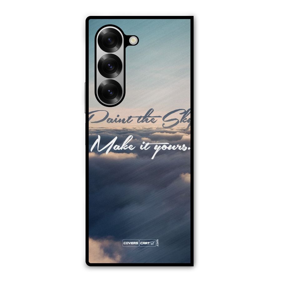 Paint the Sky Metal Back Case for Galaxy Z Fold6