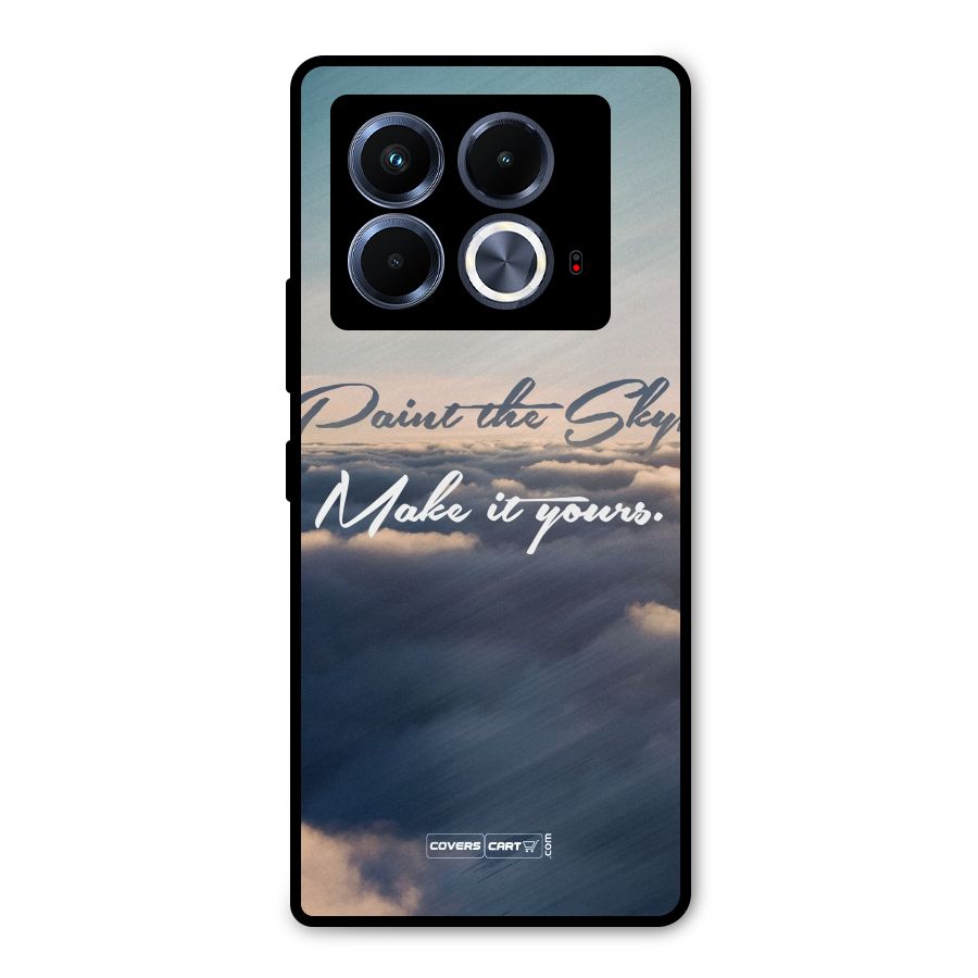 Paint the Sky Metal Back Case for Infinix Note 40 5G