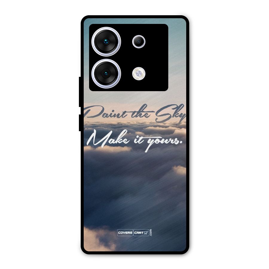Paint the Sky Metal Back Case for Infinix Zero 30 5G