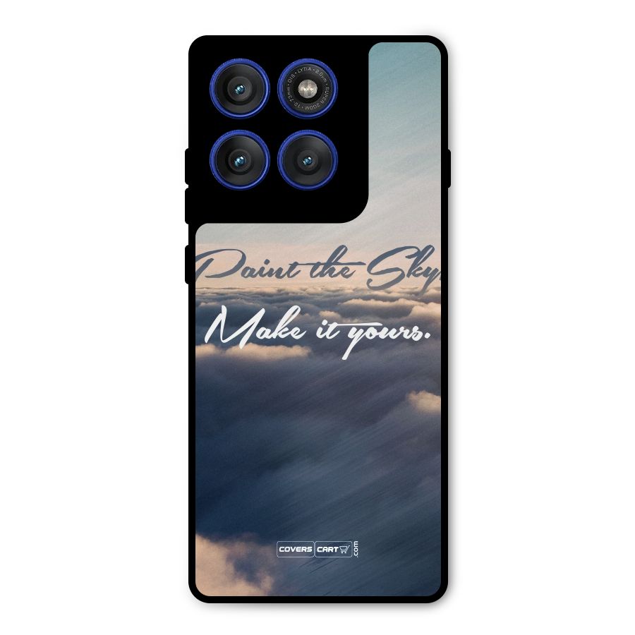 Paint the Sky Metal Back Case for Motorola Edge 60 Pro