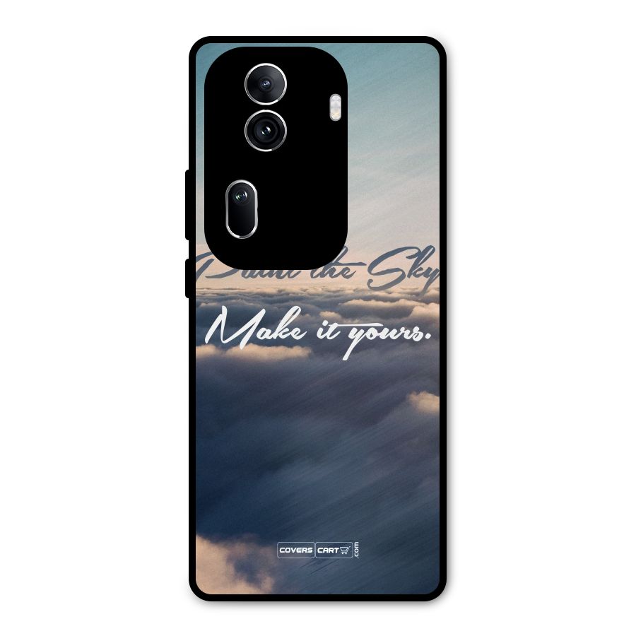 Paint the Sky Metal Back Case for Oppo Reno11 Pro 5G