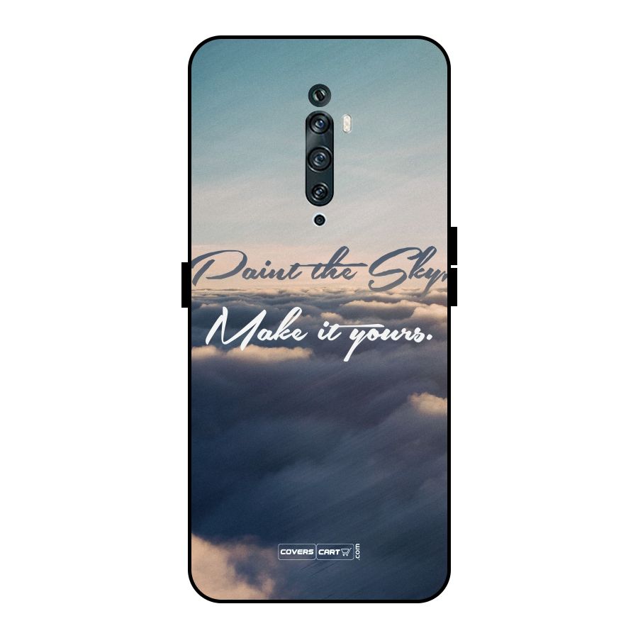 Paint the Sky Metal Back Case for Oppo Reno2 Z
