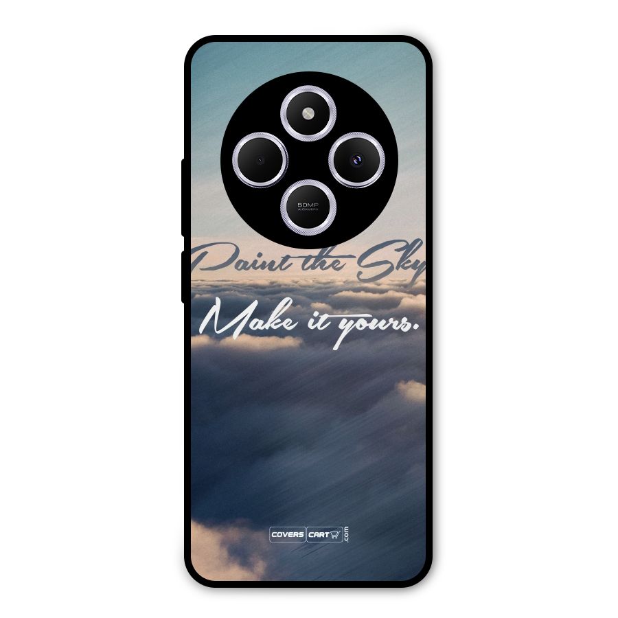 Paint the Sky Metal Back Case for Poco C75 5G