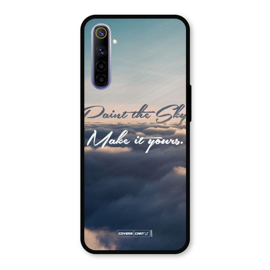 Paint the Sky Metal Back Case for Realme 6