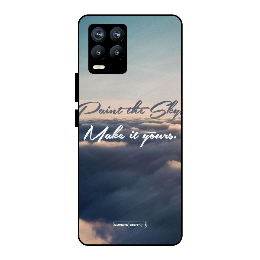Paint the Sky Metal Back Case for Realme 8 Pro