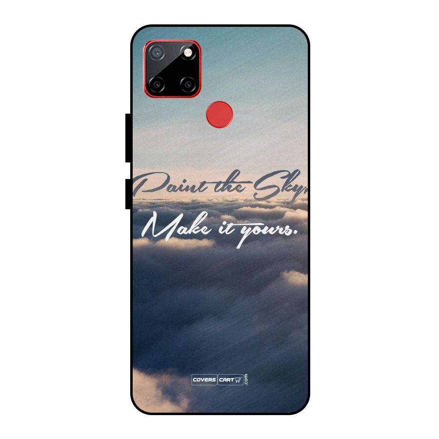 Paint the Sky Metal Back Case for Realme C12