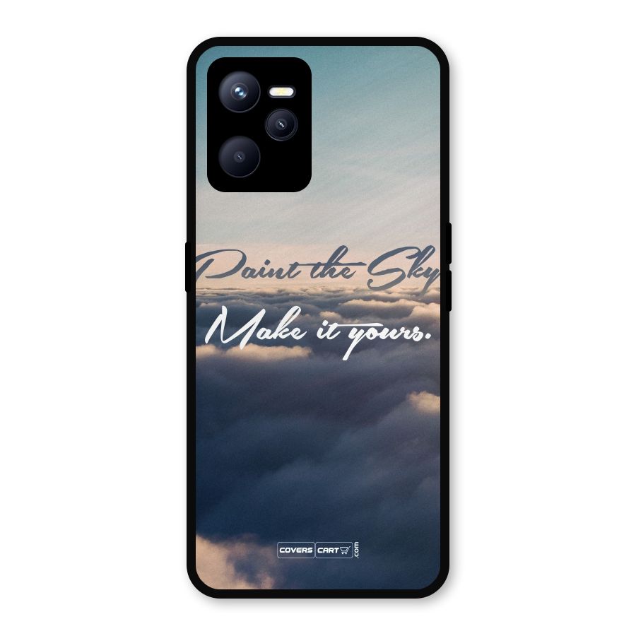 Paint the Sky Metal Back Case for Realme C35