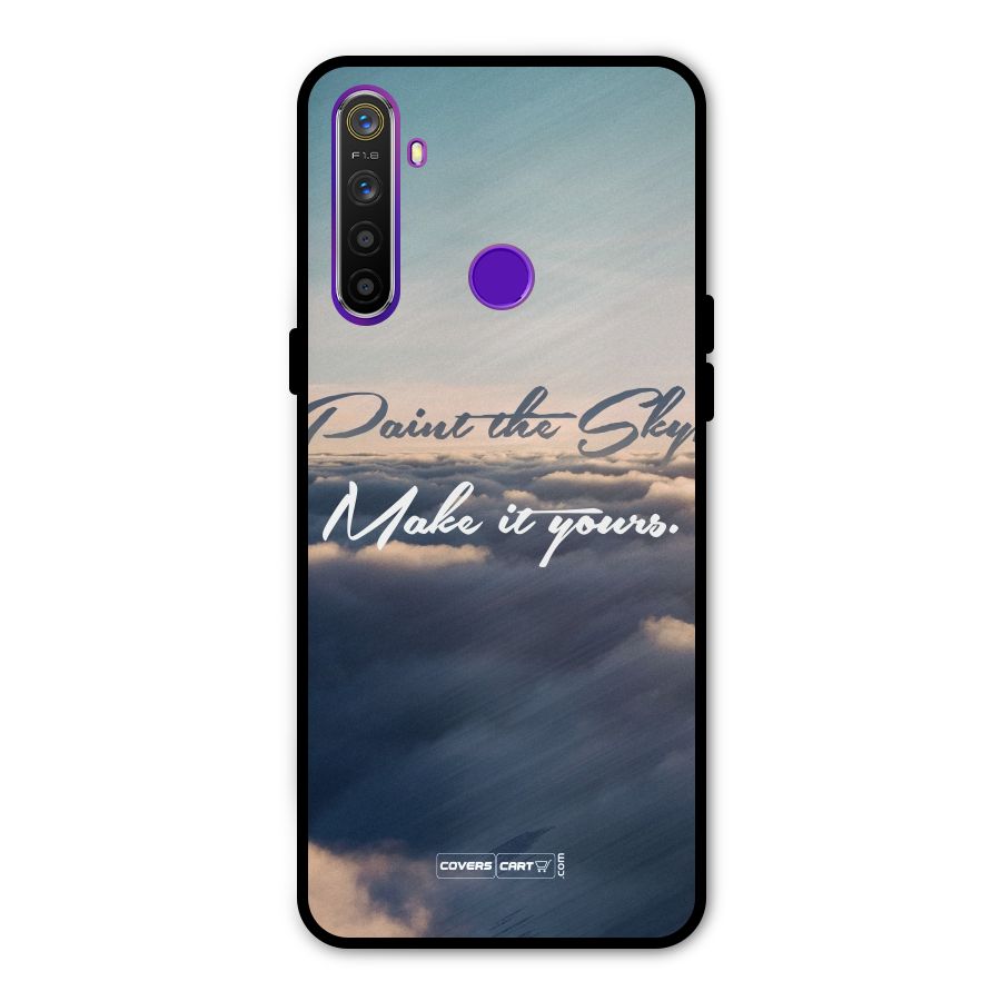 Paint the Sky Metal Back Case for Realme Narzo 10