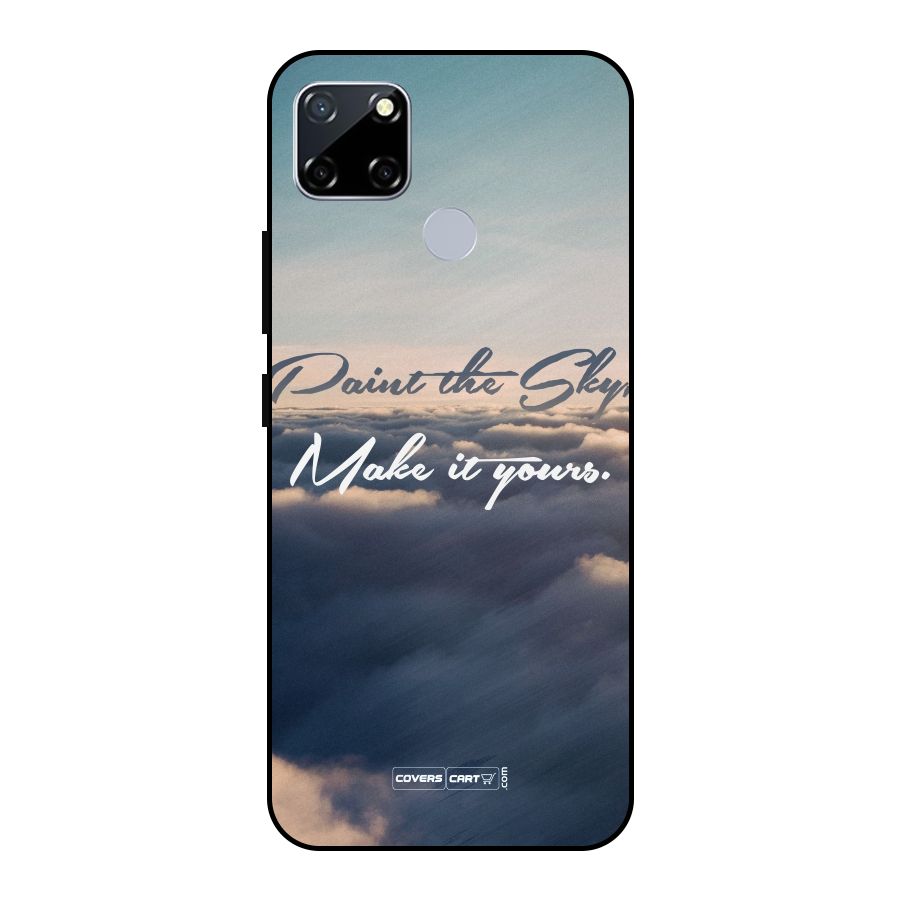 Paint the Sky Metal Back Case for Realme Narzo 20