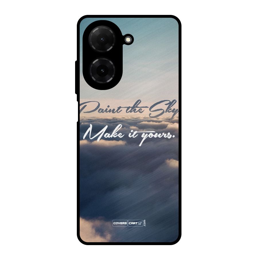 Paint the Sky Metal Back Case for Redmi A5 4G