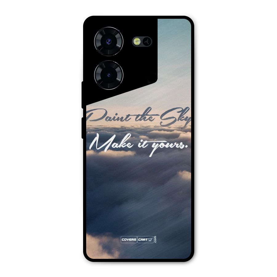 Paint the Sky Metal Back Case for Tecno Pova 5 Pro 5G
