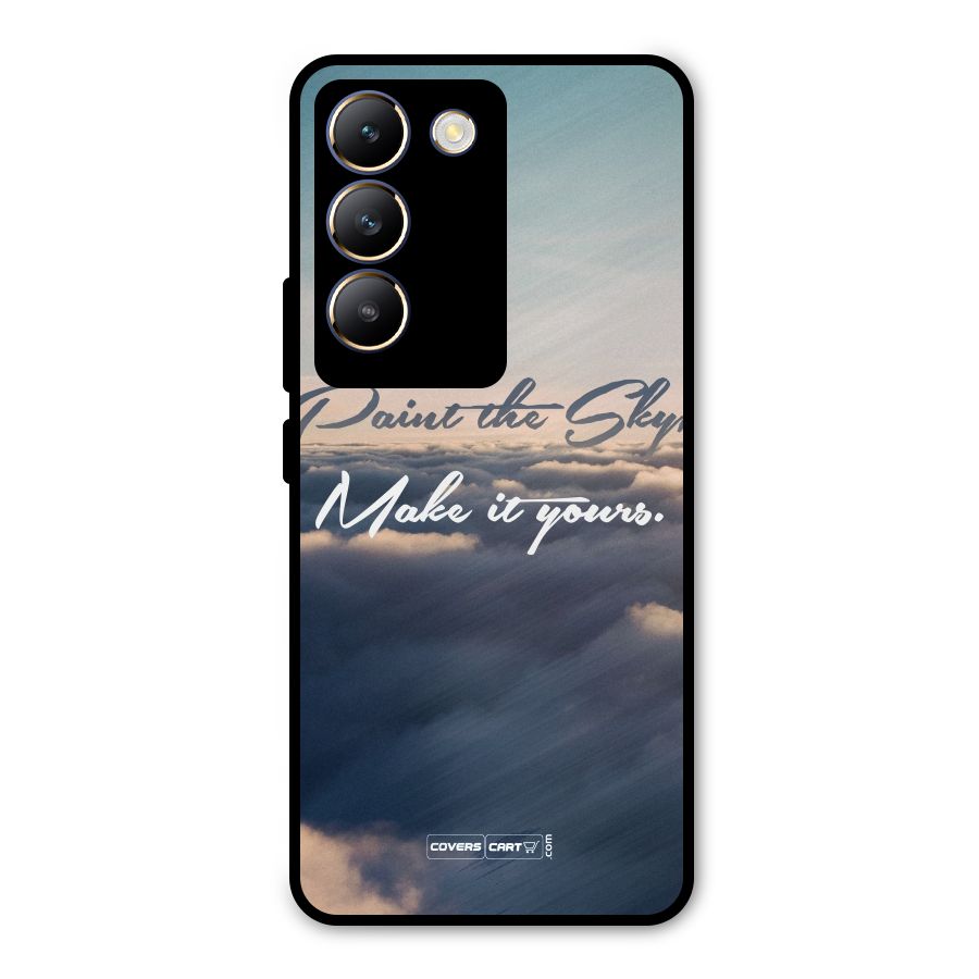 Paint the Sky Metal Back Case for Vivo T3 5G
