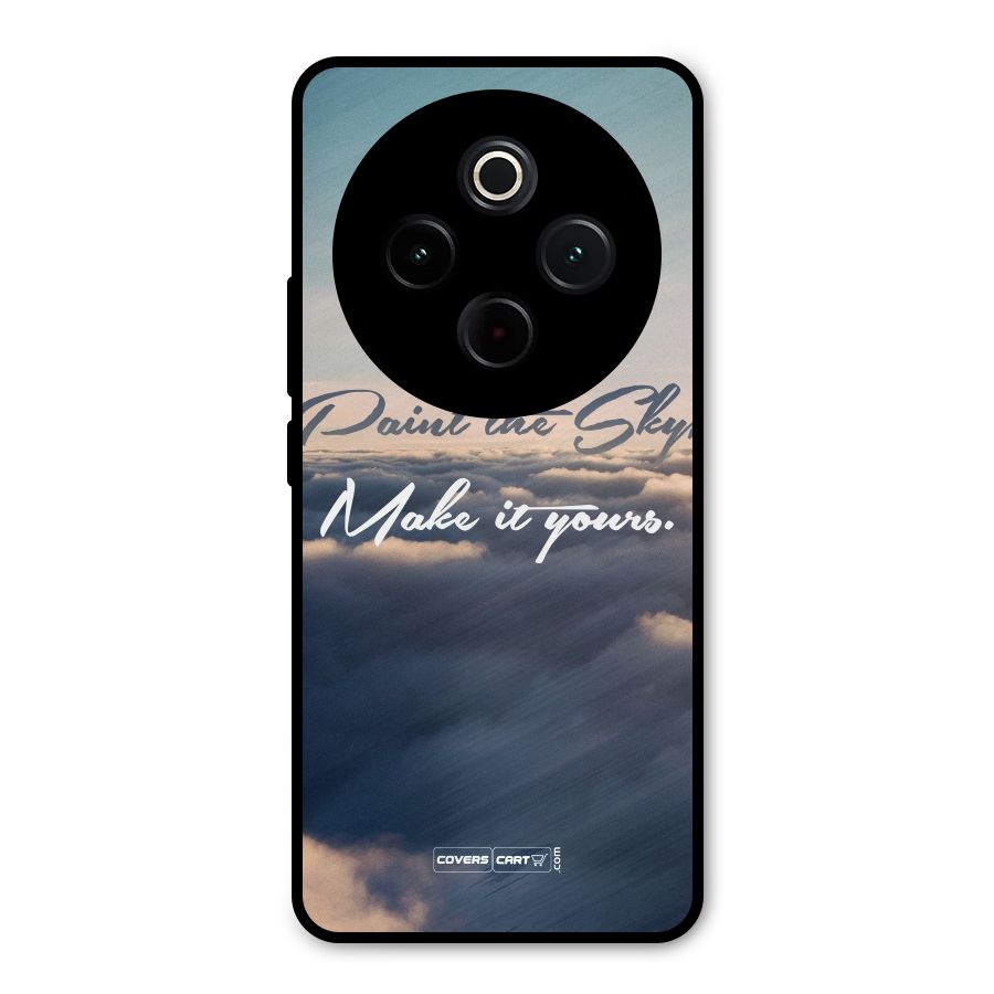 Paint the Sky Metal Back Case for Vivo T4