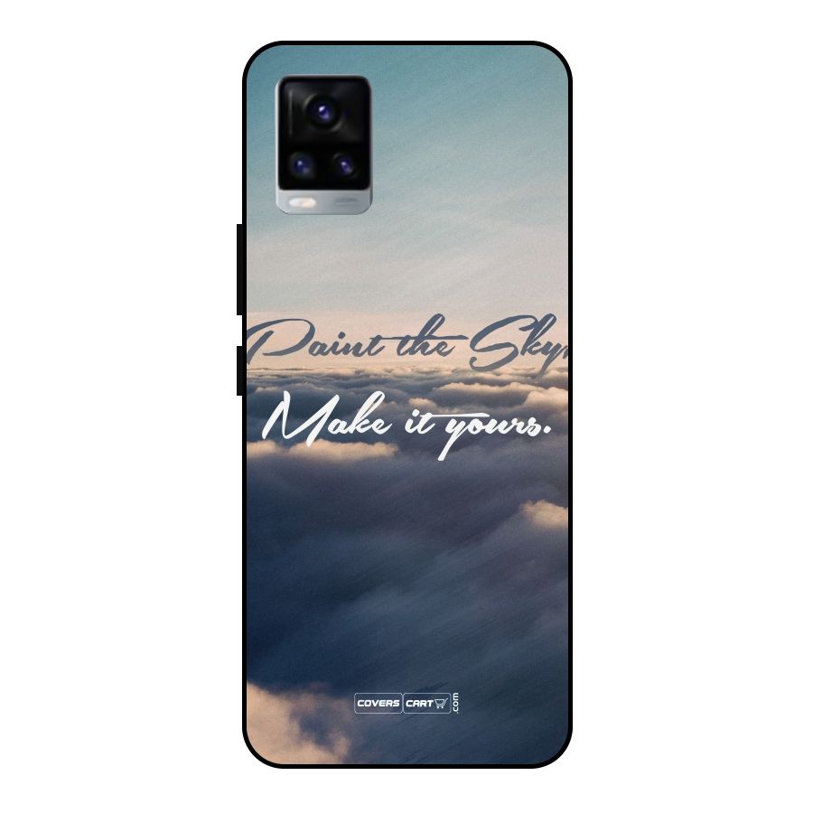 Paint the Sky Metal Back Case for Vivo V20 2021