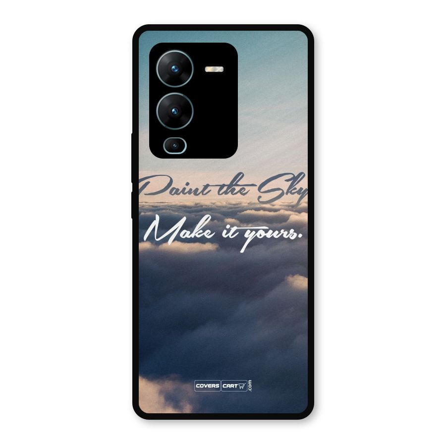 Paint the Sky Metal Back Case for Vivo V25 Pro