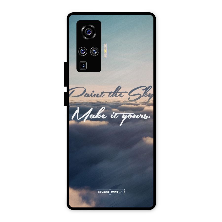 Paint the Sky Metal Back Case for Vivo X50 Pro