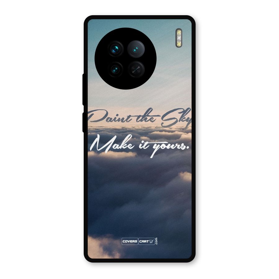 Paint the Sky Metal Back Case for Vivo X90