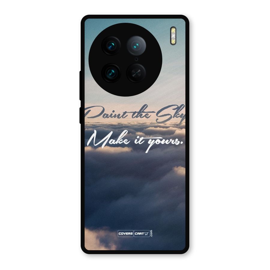 Paint the Sky Metal Back Case for Vivo X90 Pro
