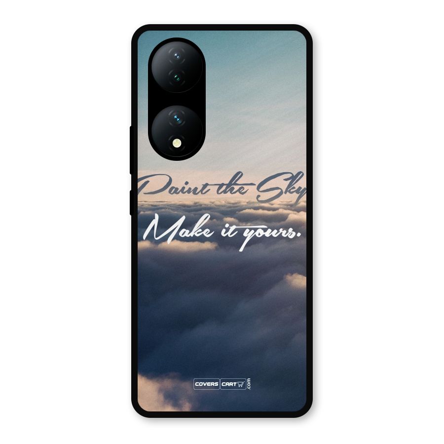 Paint the Sky Metal Back Case for Vivo Y100a