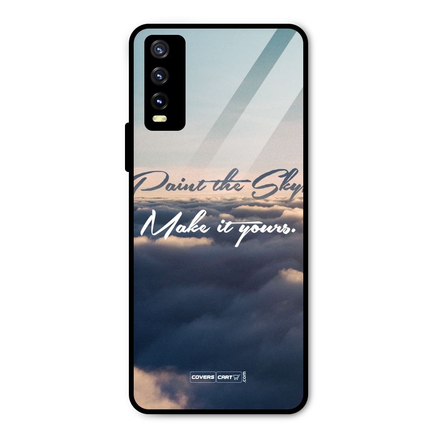 Paint the Sky Metal Back Case for Vivo Y20g