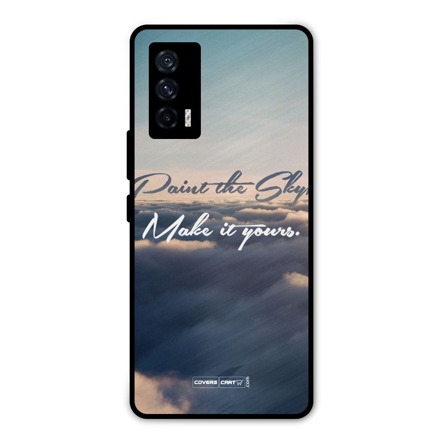 Paint the Sky Metal Back Case for iQOO 7 5G