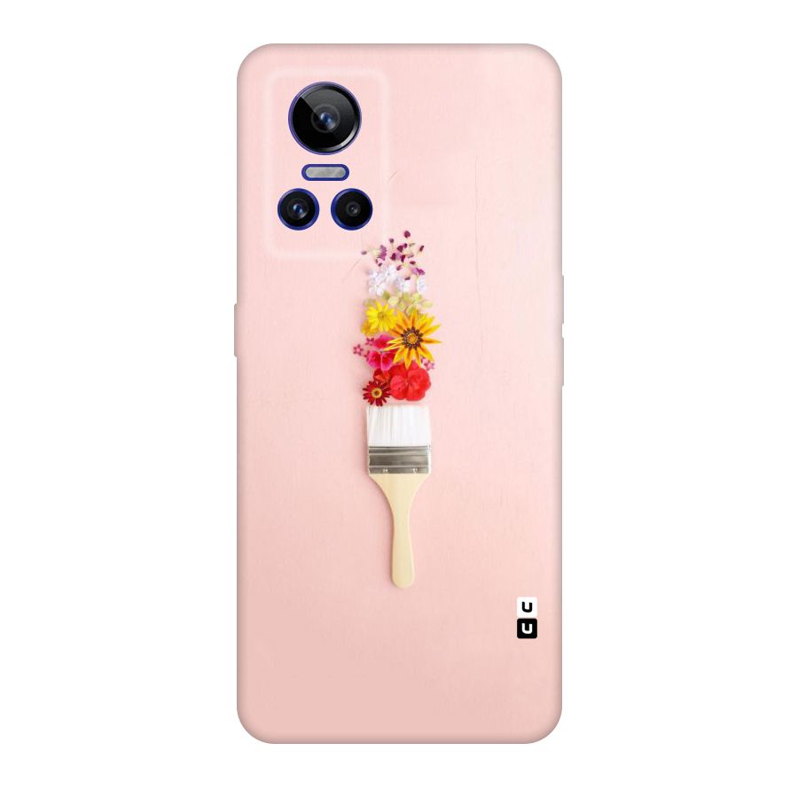 Painted Flowers Original Polycarbonate Back Case for Realme GT Neo 3