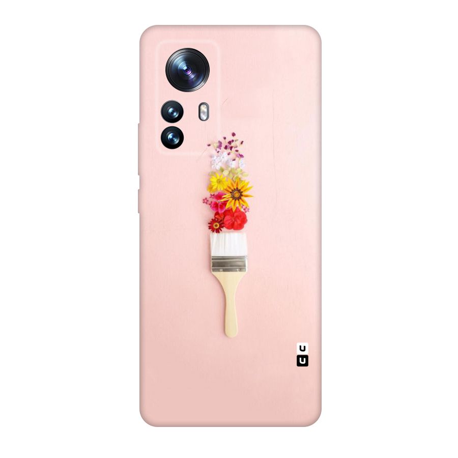 Painted Flowers Original Polycarbonate Back Case for Xiaomi 12 Pro